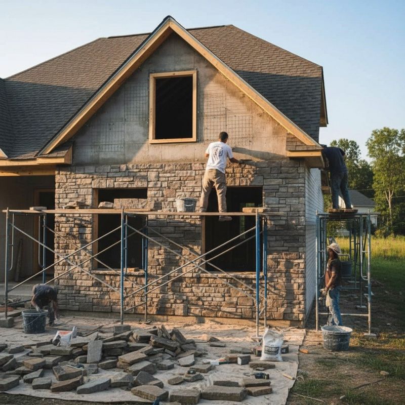 Local Stone Cladding Installation pros at work