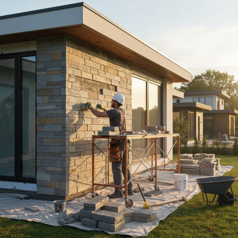 Stone Cladding Installation