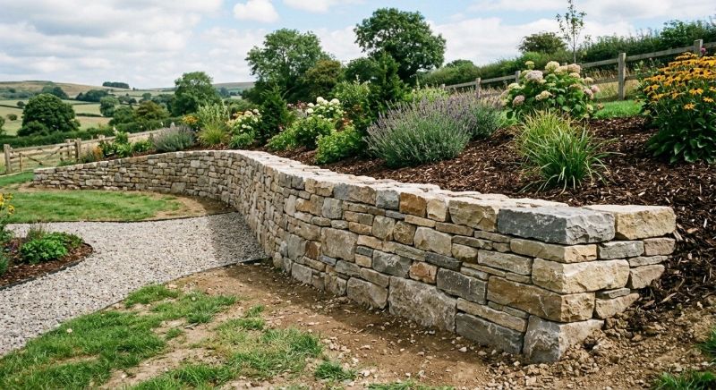 Stone Wall Replacement in Fairfield County, CT